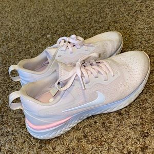 Work pink nike shoes